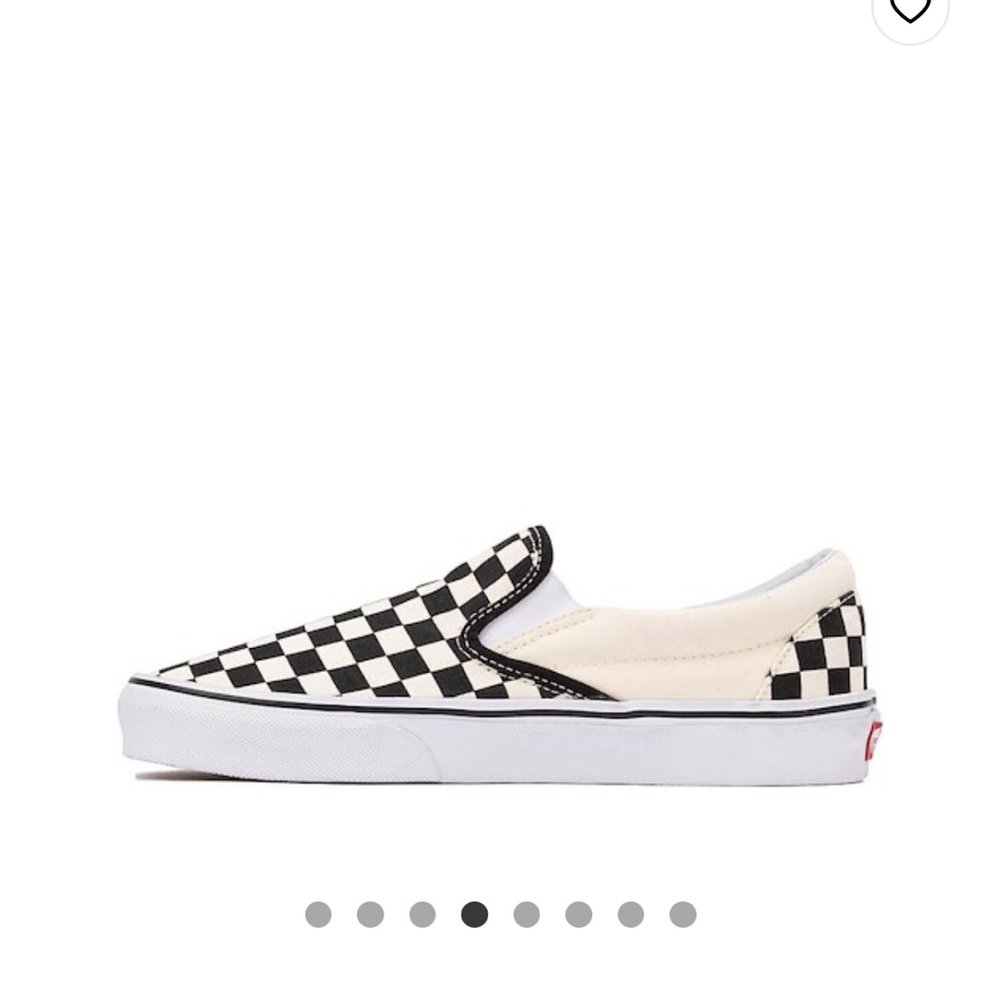 Vans Slip-On Checkerboard Skate Shoe - Black / White